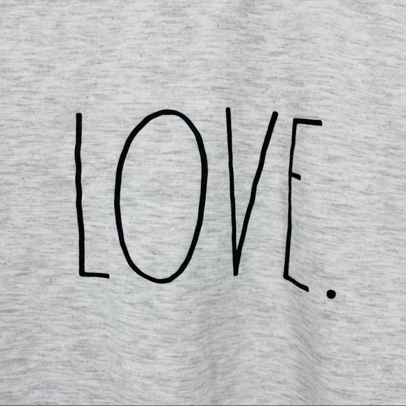 Rae Dunn LOVE Long Sleeve Soft Pullover Sweatshirt - Picture 5 of 10